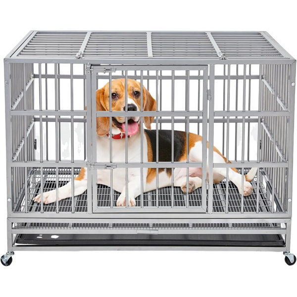 Tucker Murphy Pet™ 48 Inch Heavy Duty Indestructible Steel Escape Proof